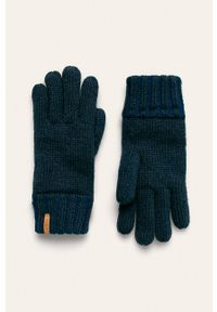 Barts - Rękawiczki dziecięce. Kolor: niebieski. Materiał: poliester, materiał, dzianina, akryl #1