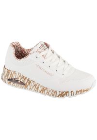 skechers - Buty sportowe Sneakersy damskie, Uno-Loving Love. Kolor: biały. Sport: turystyka piesza