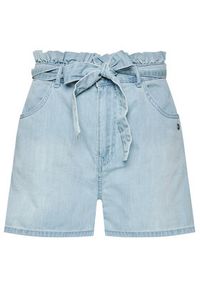 Roxy Szorty jeansowe Salento Playa ERJDS03221 Błękitny Loose Fit. Kolor: niebieski. Materiał: bawełna