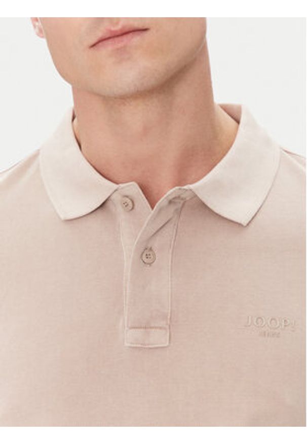 JOOP! Jeans Polo 15 JJJ-02Ambrosian 30045619 Beżowy Modern Fit. Typ kołnierza: polo. Kolor: beżowy. Materiał: bawełna
