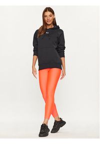 Under Armour Bluza Ua Rival Fleece Hoodie 1379500 Czarny Loose Fit. Kolor: czarny. Materiał: bawełna