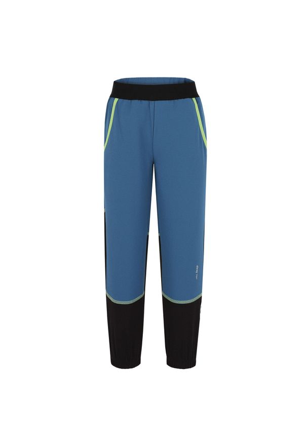 ALPINE PRO - Dziecięce spodnie Softshell Loaf Urafnex Niebieskie 112-116. Kolor: niebieski. Materiał: softshell