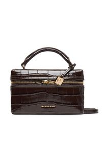 MICHAEL Michael Kors Torebka Jana 32F5GQ1C0E Brązowy. Kolor: brązowy. Materiał: skórzane