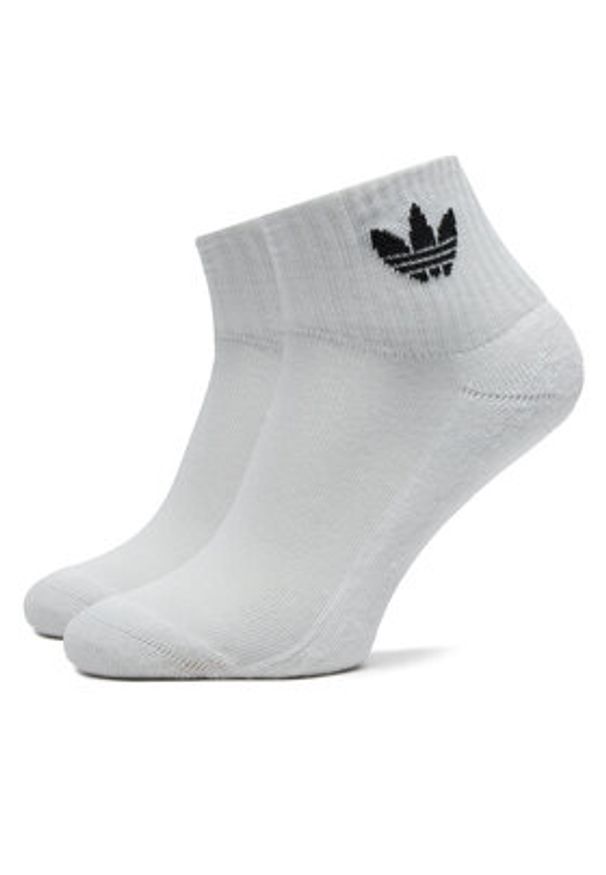 Adidas - adidas Zestaw 3 par wysokich skarpet unisex Mid Crew IJ5612 Kolorowy. Materiał: bawełna, materiał. Wzór: kolorowy