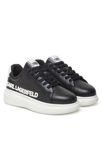 Karl Lagerfeld Kids Sneakersy Z30381 M Czarny. Kolor: czarny. Materiał: skóra