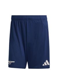 Adidas - Wyjazdowe szorty Arsenal 25/26. Kolor: szary, niebieski, wielokolorowy. Sport: piłka nożna
