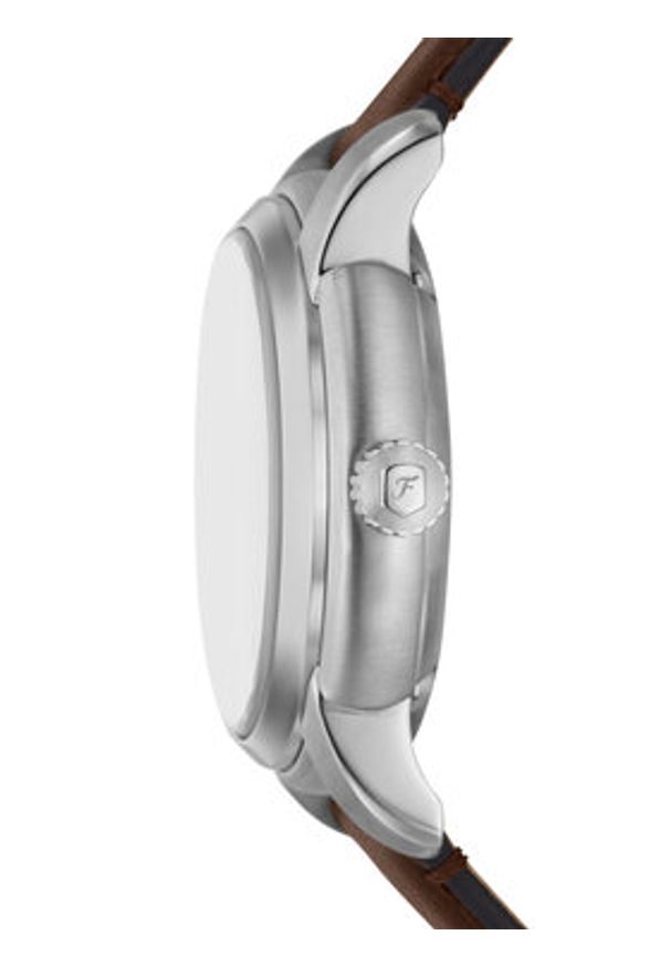 Fossil Zegarek Heritage Automatic Skeleton ME3264 Brązowy. Kolor: brązowy