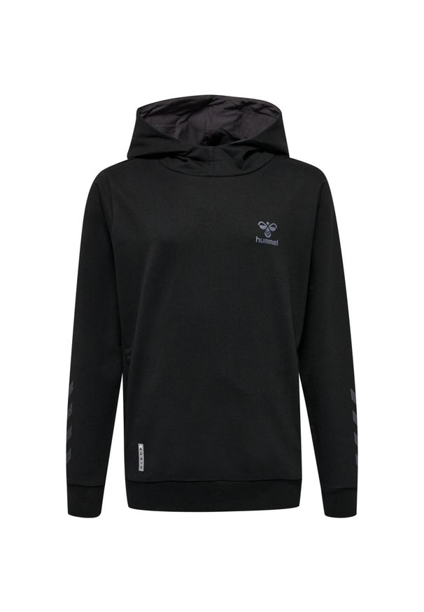 Dziecięca bawełniana bluza z kapturem Hummel Offgrid. Typ kołnierza: kaptur. Kolor: czarny. Materiał: bawełna. Sport: joga i pilates