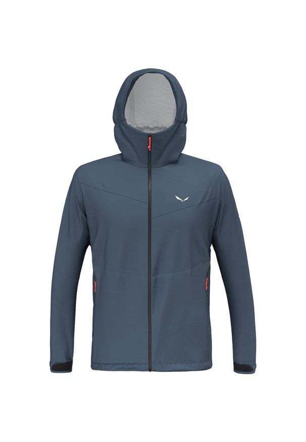 Kurtka przeciwdeszczowa męska Salewa Puez 2.5L PTX Jacket M. Kolor: niebieski. Sport: turystyka piesza