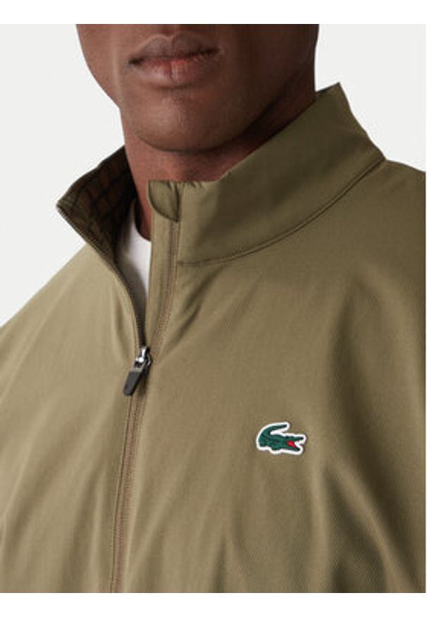 Lacoste Dres WH4763 Zielony Regular Fit. Kolor: zielony. Materiał: syntetyk