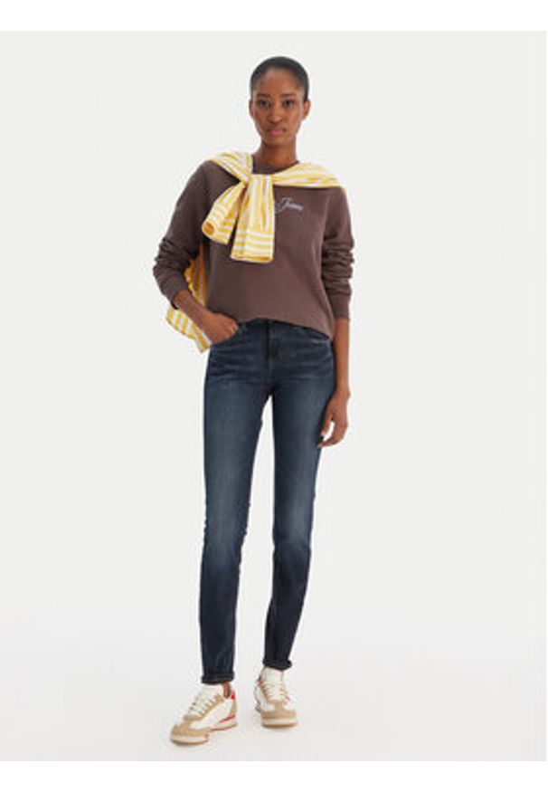 Tommy Jeans Jeansy Sophie DW0DW21387 Granatowy Skinny Fit. Kolor: niebieski