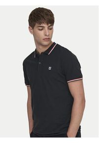 Only & Sons Polo Fletcher 22024827 Granatowy Regular Fit. Typ kołnierza: polo. Kolor: niebieski. Materiał: bawełna #6