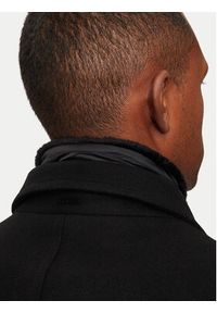 Hechter Paris Płaszcz wełniany 45014 142270 Czarny Regular Fit. Kolor: czarny. Materiał: syntetyk #6
