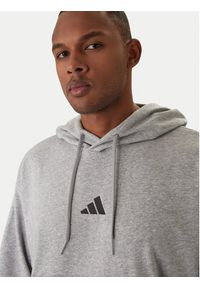 Adidas - adidas Bluza Essentials Feel Cozy JE3851 Szary Regular Fit. Kolor: szary. Materiał: bawełna #3