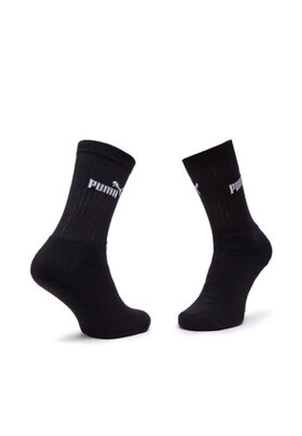 Puma Zestaw 3 par wysokich skarpet unisex 907934 r. 35/38 Czarny. Kolor: czarny. Materiał: materiał