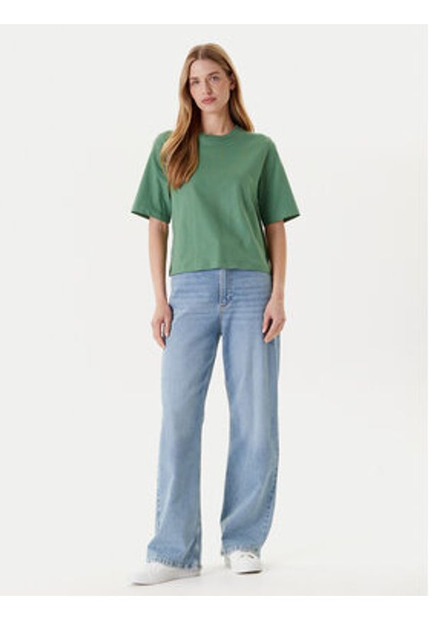 United Colors of Benetton - United Colors Of Benetton T-Shirt 3BL0E17G5 Zielony Relaxed Fit. Kolor: zielony. Materiał: bawełna