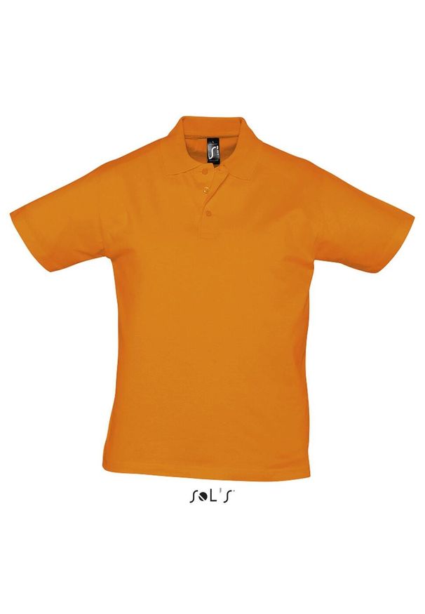 SOL'S - Polo Sol's Prescott. Okazja: na co dzień. Typ kołnierza: polo. Kolor: niebieski. Styl: casual