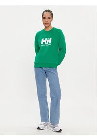 Helly Hansen Bluza Logo 2.0 34462 Zielony Regular Fit. Kolor: zielony. Materiał: bawełna