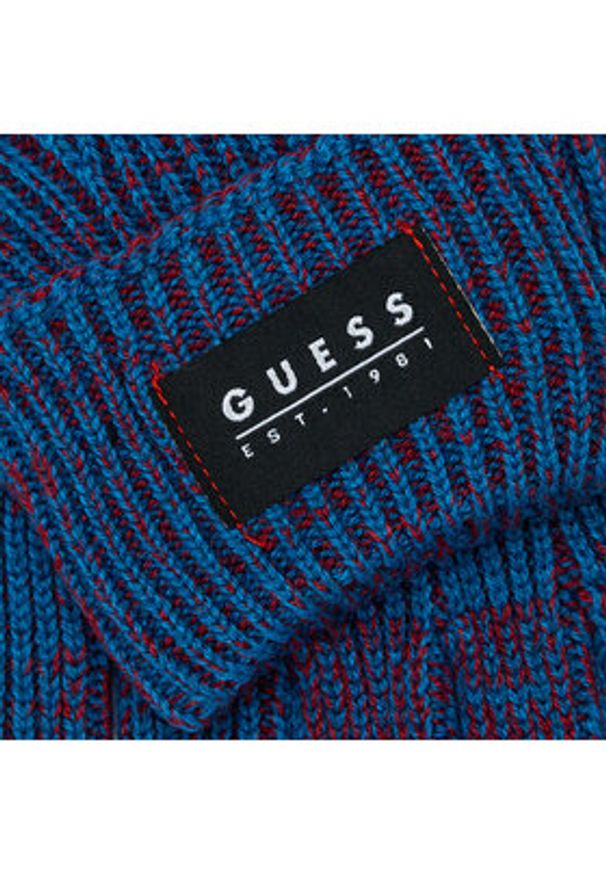 Guess Rękawiczki Męskie AM9335 POL02 Niebieski. Kolor: niebieski. Materiał: syntetyk
