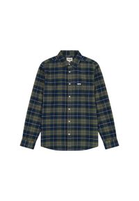 Wrangler - WRANGLER MĘSKA KOSZULA 1 PKT FLANNEL SHIRT DUSTY OLIVE 112356769 #4