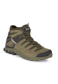 Buty trekkingowe męskie Aku Alterra Lite Mid Gtx. Kolor: wielokolorowy, zielony. Materiał: zamsz, materiał, syntetyk. Szerokość cholewki: normalna