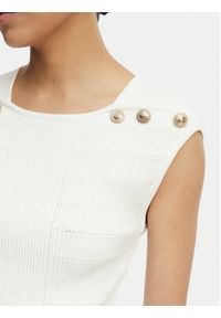 Guess Bluzka W5YR12 Z0130 Biały Regular Fit. Kolor: biały. Materiał: syntetyk #5