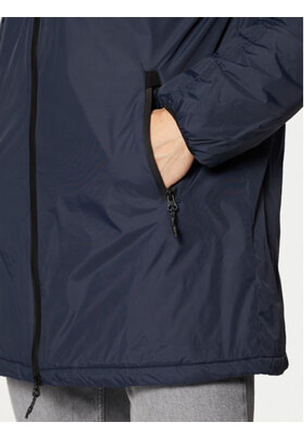 Schott NYC Parka BLADEN2 Granatowy Regular Fit. Kolor: niebieski. Materiał: syntetyk