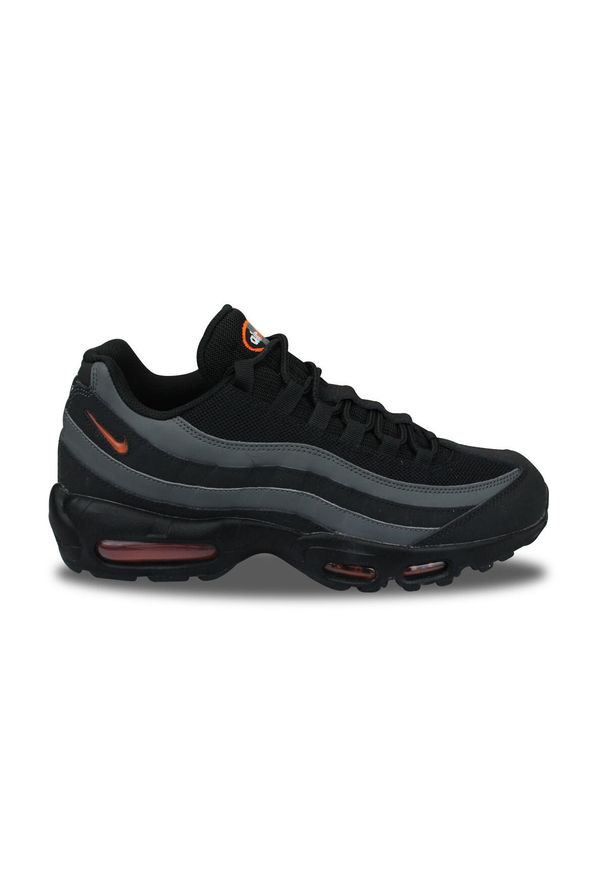 Buty do chodzenia unisex Nike Air Max 95. Kolor: czarny. Materiał: syntetyk, materiał. Szerokość cholewki: normalna. Model: Nike Air Max. Sport: turystyka piesza