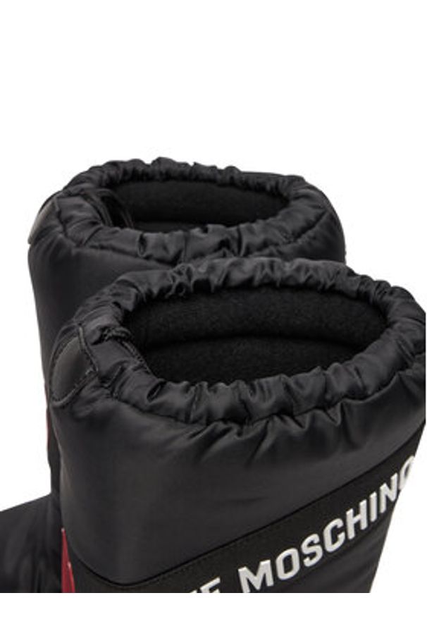 Love Moschino - LOVE MOSCHINO Śniegowce JA24032G1NISA000 Czarny. Kolor: czarny. Materiał: materiał
