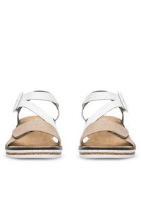 Rieker Sandały V3660-60 Beżowy. Kolor: beżowy. Materiał: syntetyk #5