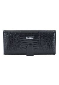 Portfel lakierowany CONTI czarny 515-A-1. Kolor: czarny. Materiał: lakier #1
