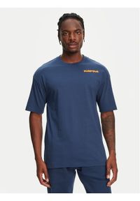 Kappa T-Shirt Nyle 351S5GW Niebieski Regular Fit. Kolor: niebieski. Materiał: bawełna