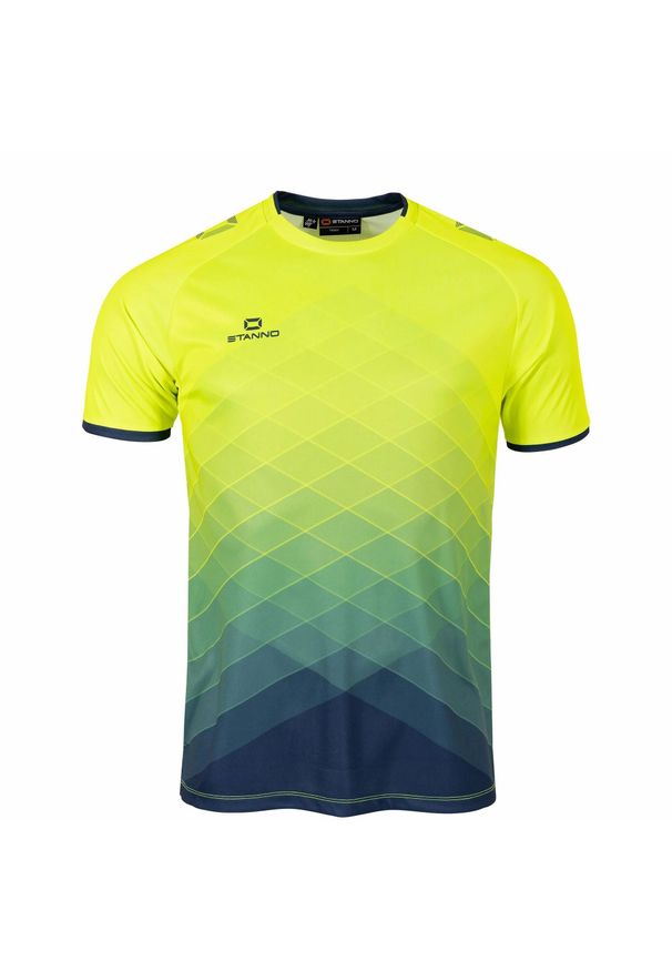 STANNO - Jersey Stanno Altius. Kolor: szary, niebieski, zielony, wielokolorowy, żółty. Materiał: jersey. Sport: piłka nożna