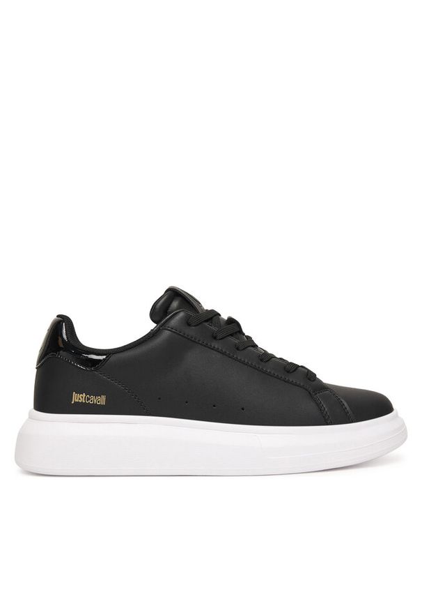 Sneakersy Just Cavalli. Kolor: czarny