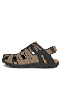 Geox Sandały Uomo Sandal Strada U4524C 000EK C6738 Brązowy. Kolor: brązowy. Materiał: skóra #6