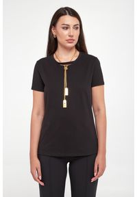 Elisabetta Franchi - T-shirt damski ELISABETTA FRANCHI