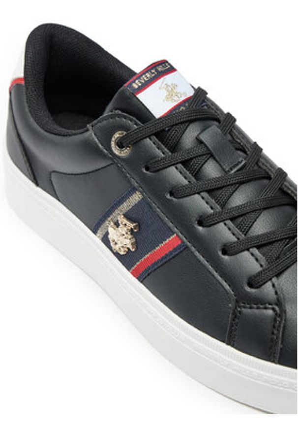 Beverly Hills Polo Club Sneakersy V12-722 Czarny. Kolor: czarny. Materiał: materiał