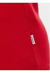 Guess Jeans T-Shirt W4YI01 J1314 Czerwony Slim Fit. Kolor: czerwony. Materiał: bawełna #4