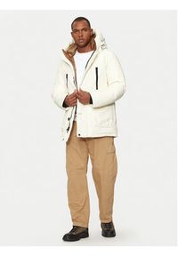 Woolrich Parka Arctic CFWOOU0866MRUT0001 Écru Regular Fit. Materiał: bawełna, syntetyk