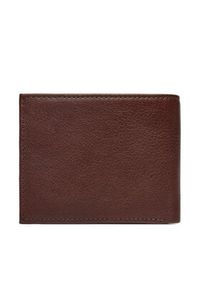 TOMMY HILFIGER - Tommy Hilfiger Mały Portfel Męski Th Premium Mini Cc Wallet AM0AM12781 Brązowy. Kolor: brązowy. Materiał: skóra