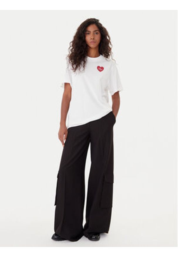 Hugo - HUGO T-Shirt Vintag 50551445 Biały Regular Fit. Kolor: biały. Materiał: bawełna