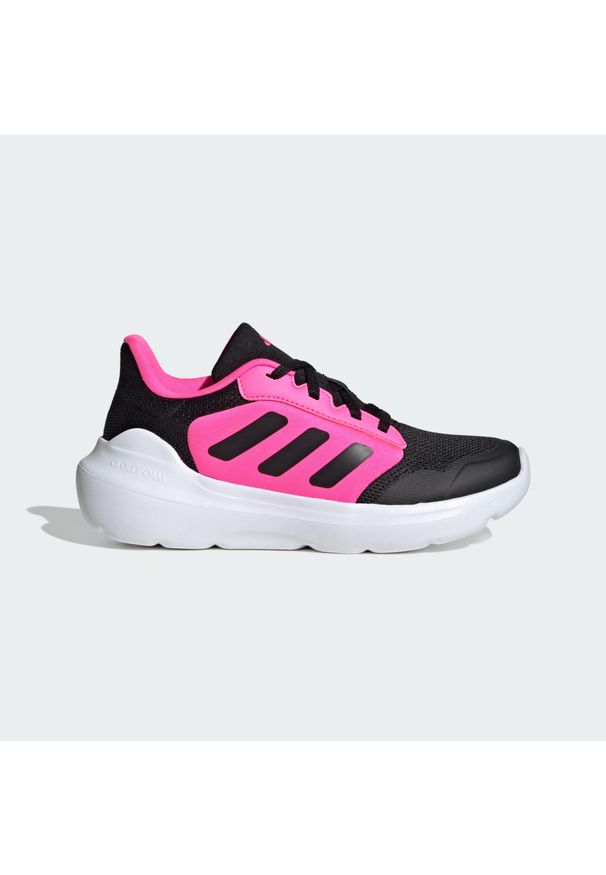 Adidas - Buty Tensaur Run 2.0. Okazja: na co dzień. Kolor: czarny, różowy, wielokolorowy. Materiał: materiał. Sport: bieganie
