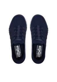 skechers - Skechers Sneakersy Skechers Slip-ins: Breathe Easy - Roll With Me Granatowy. Kolor: niebieski. Materiał: materiał #4