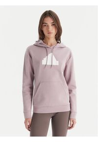 Adidas - adidas Bluza Future Icons Badge of Sport IS3641 Fioletowy Regular Fit. Kolor: fioletowy. Materiał: bawełna. Styl: sportowy