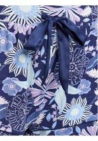 Hunkemöller Szorty piżamowe Lillies Garden 205109 Niebieski Regular Fit. Kolor: niebieski. Materiał: wiskoza