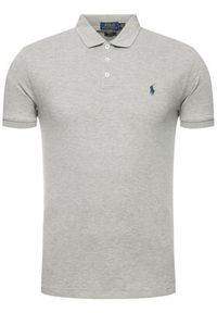 Polo Ralph Lauren Polo 710541705 Szary Slim Fit. Typ kołnierza: polo. Kolor: szary. Materiał: bawełna #5