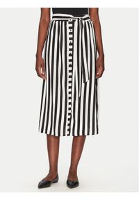 YAS Spódnica midi Savanna 26028279 Czarny Regular Fit. Kolor: czarny. Materiał: wiskoza #1