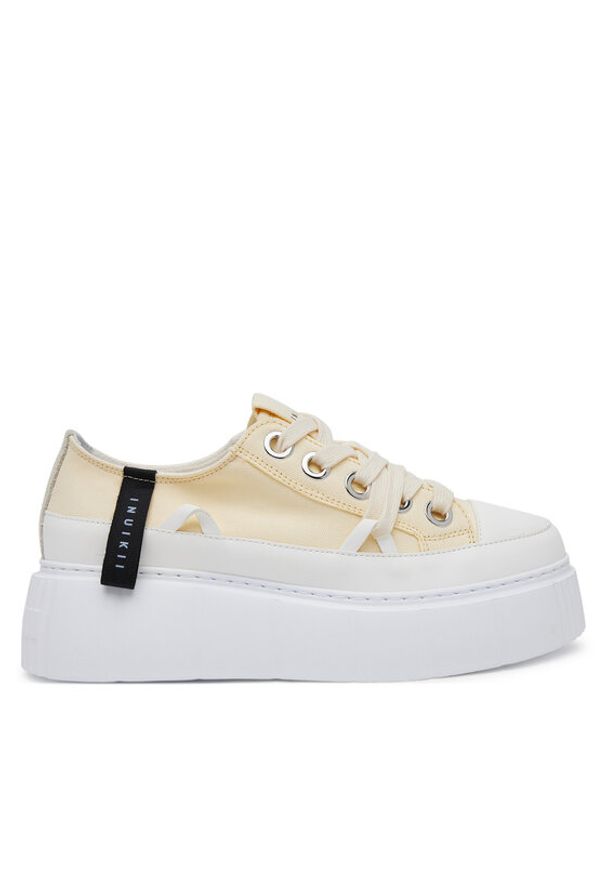 Inuikii Trampki Matilda Canvas Low 30102-025 Żółty. Kolor: żółty. Materiał: materiał