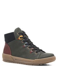 Rieker Sneakersy N0711-54 Zielony. Kolor: zielony #4