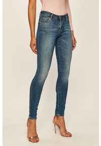 Guess Jeans - Jeansy Ultra Curve. Kolor: niebieski. Materiał: bawełna, poliester, denim, elastan #1